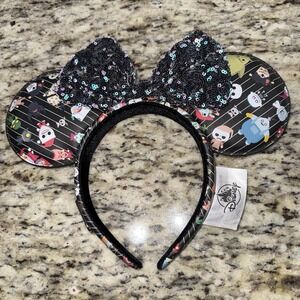 Disney X Loungefly Nightmare Before Christmas Mickey Ears from Disneyland Box A